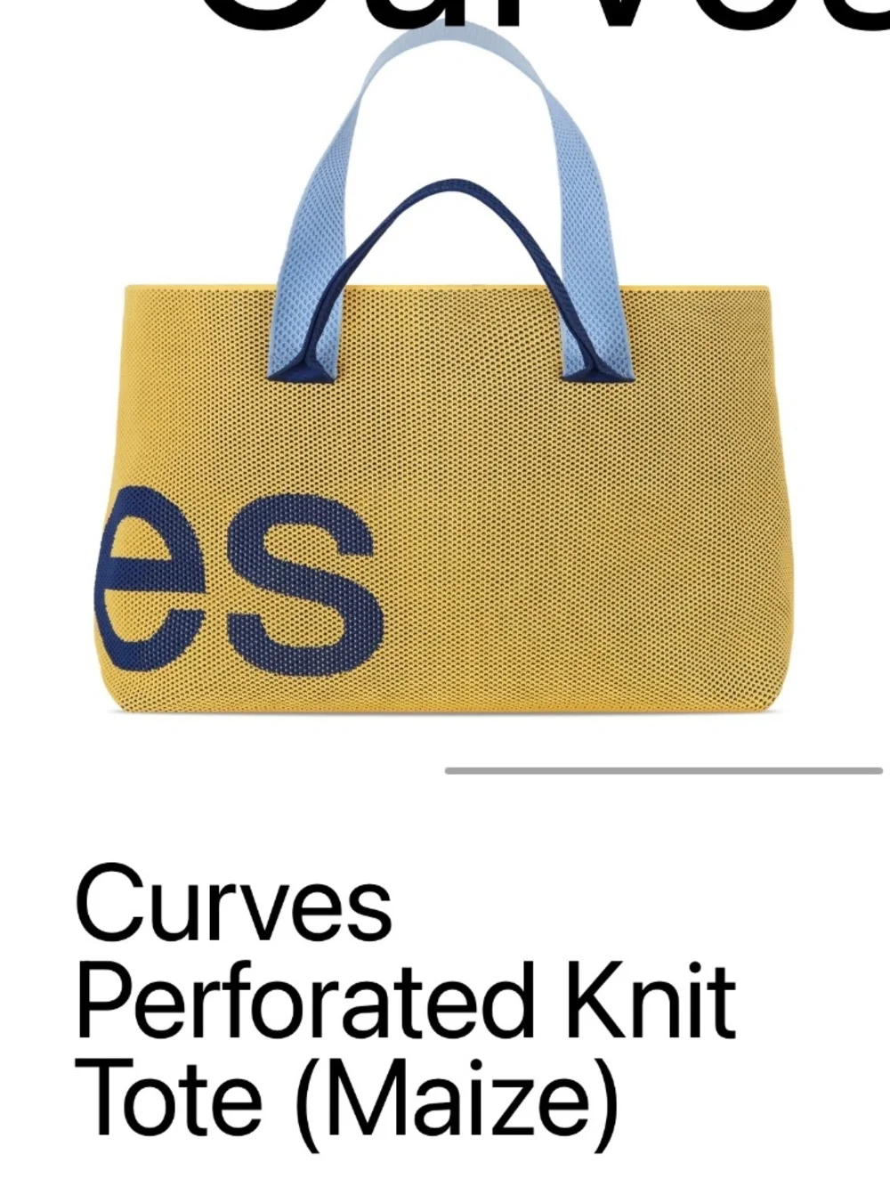 Curves bag Maize